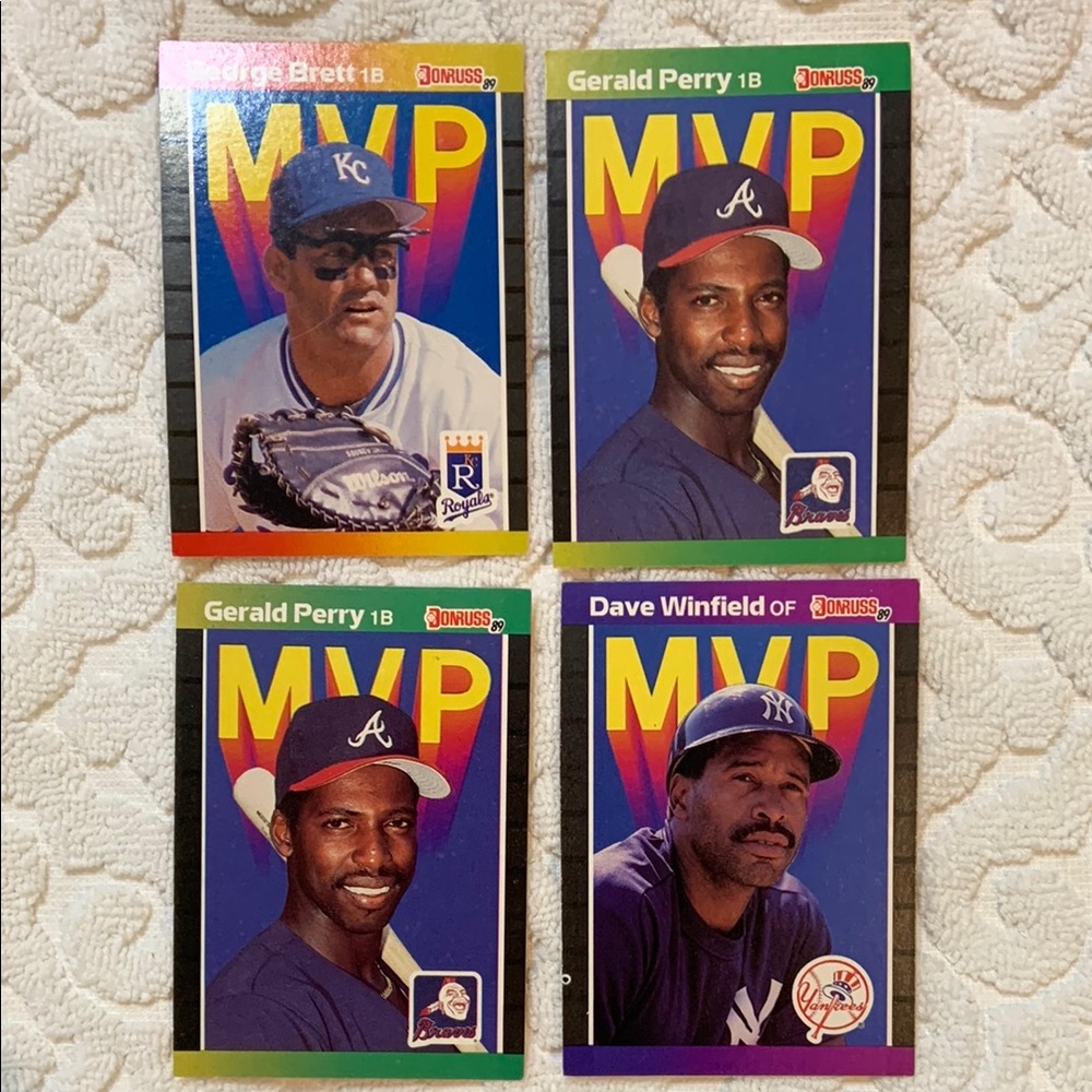 Russ MVP Baseball Card Collection - Blue and Purple